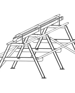 A-rack metal 5800 with 5 perches and 1 feedline